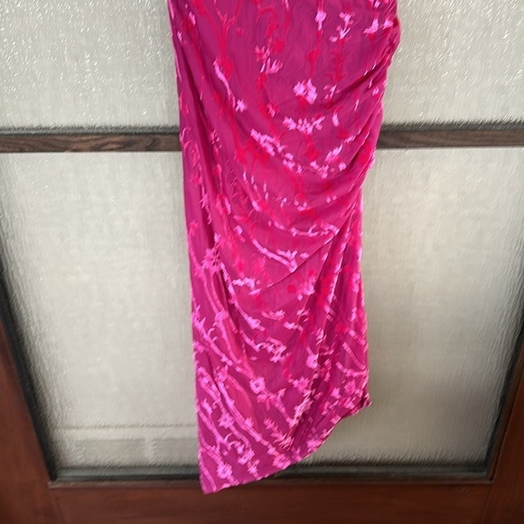 HUTCH One-Shoulder Ruched Velvet Dress XS NWOT - Picture 12 of 13